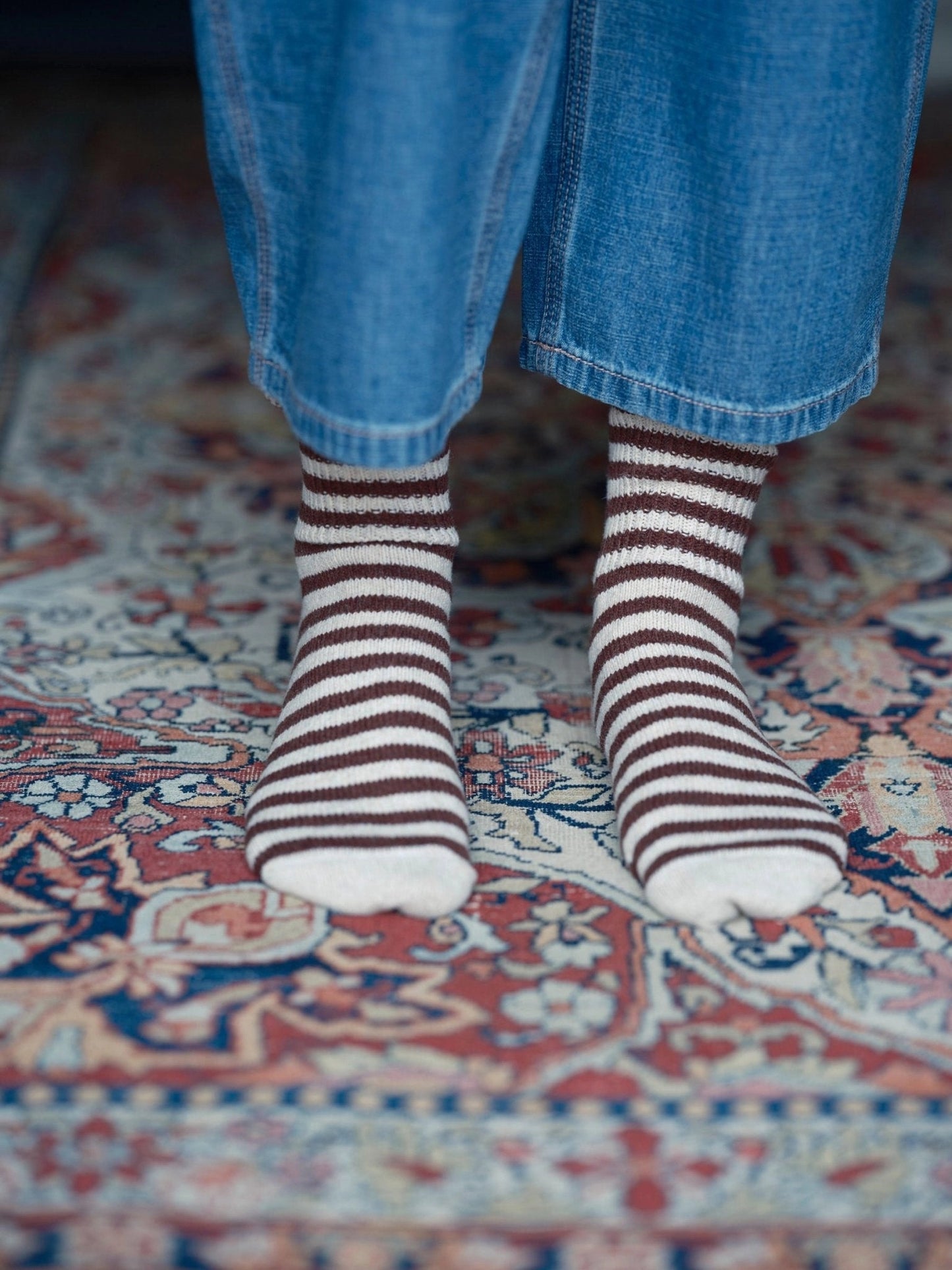 Wool Stripe Socks
