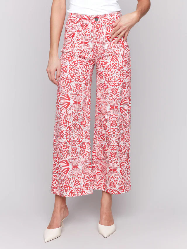 Printed Flare Pant