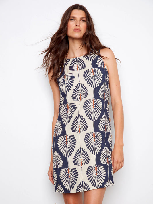 Printed Sleeveless Dress