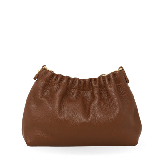 Italian Leather Clutch - Chocolate