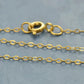 14k Gold Filled Delicate Cable Chain