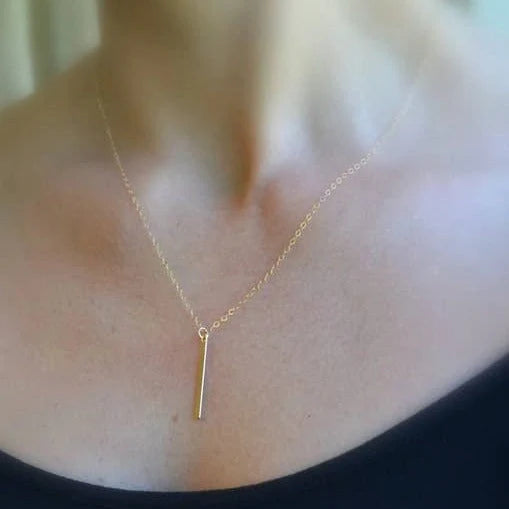 Vertical Bar Necklace