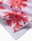 Snowy Days Red Kitchen Towel