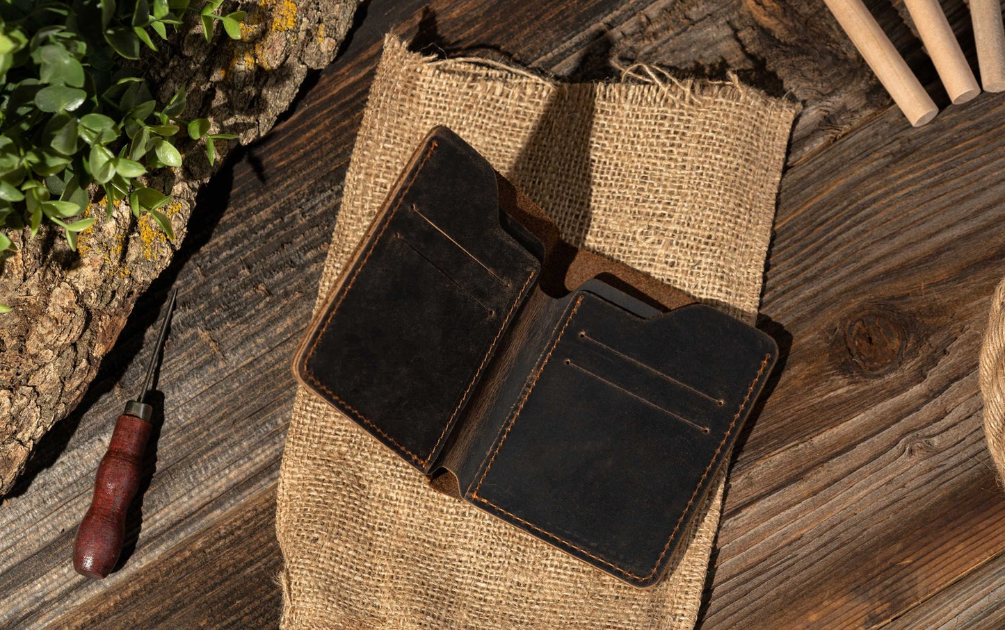 Leather Bifold Wallet