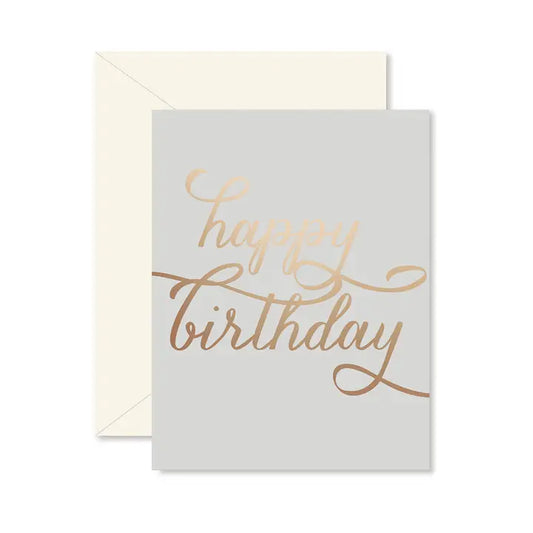 Copper Birthday Card