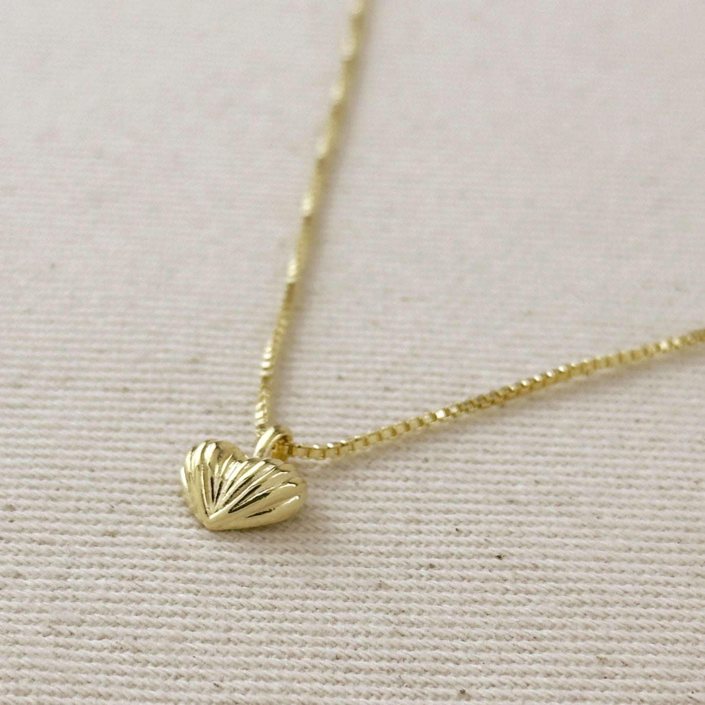 Scalloped Heart Necklace