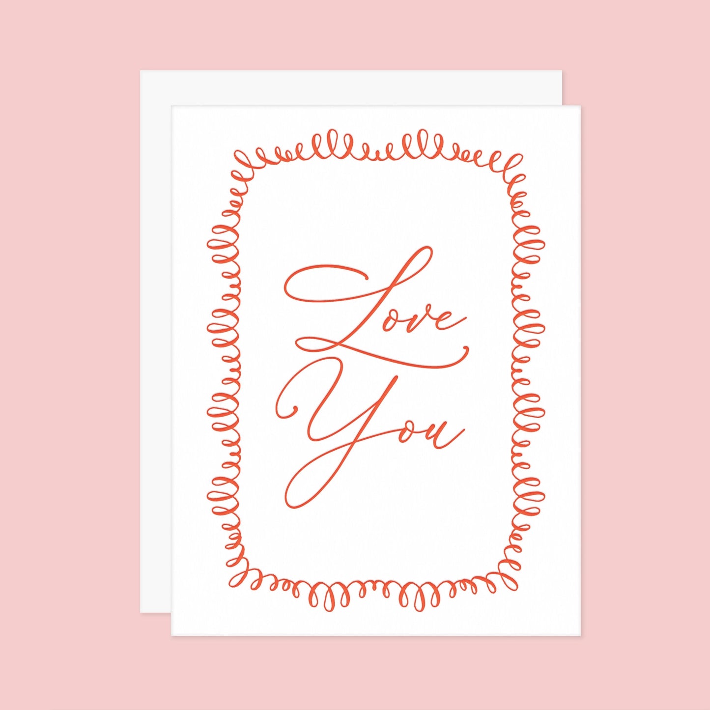 Frilly Love You Card