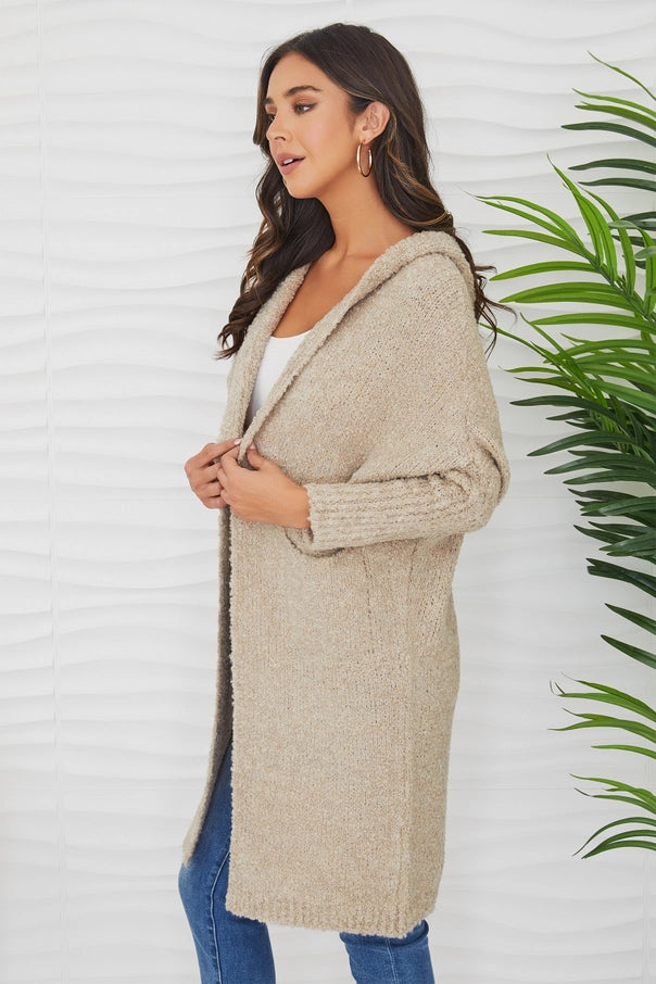 Boucle Knit Cardigan