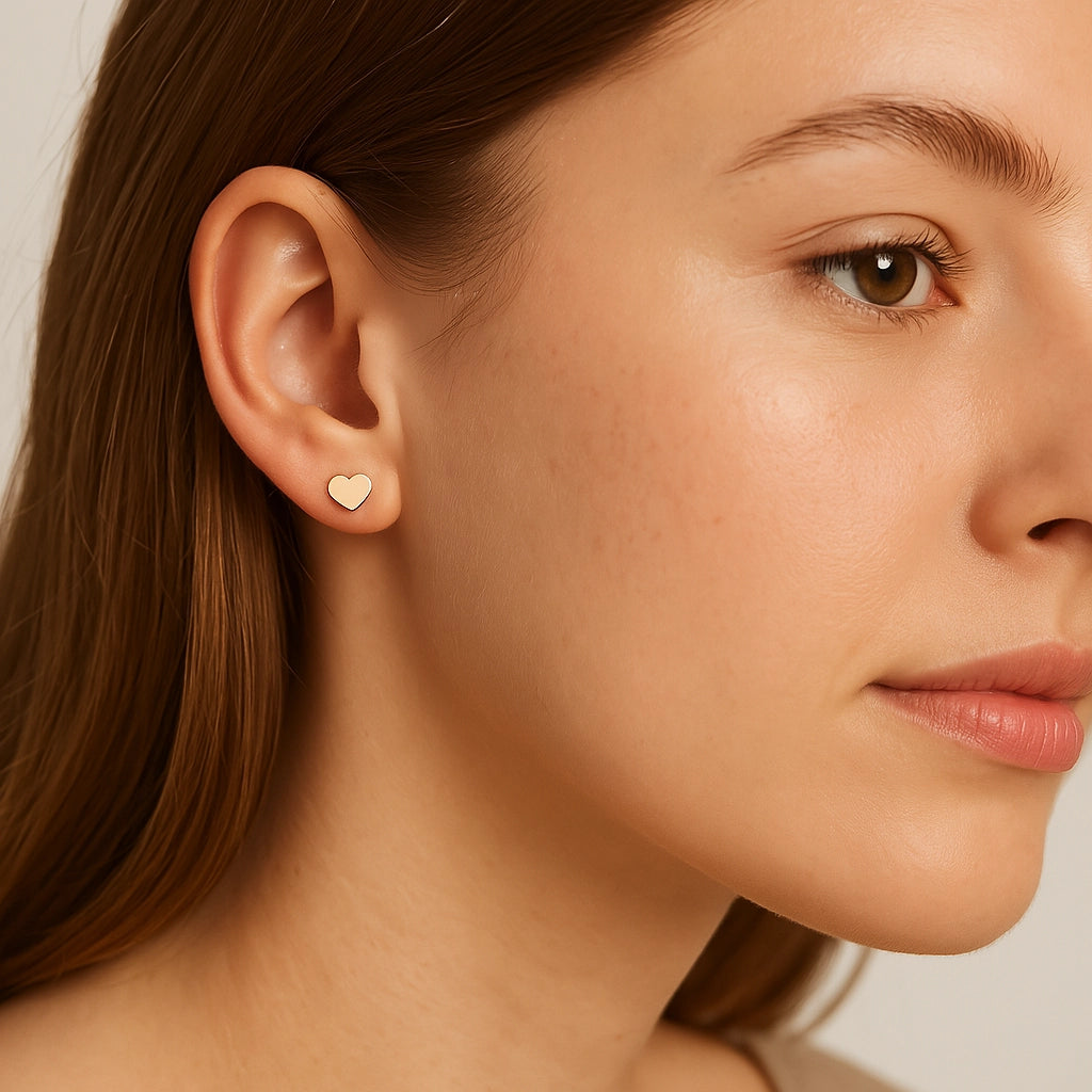 Classic Heart Studs