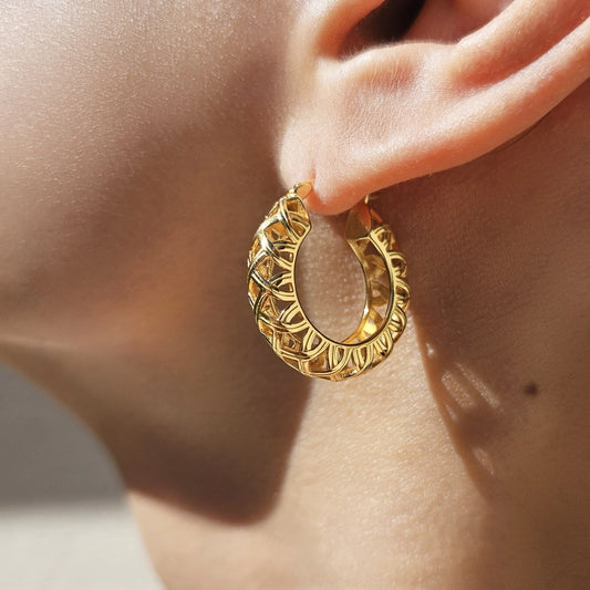 Bohemian Floral Hoops