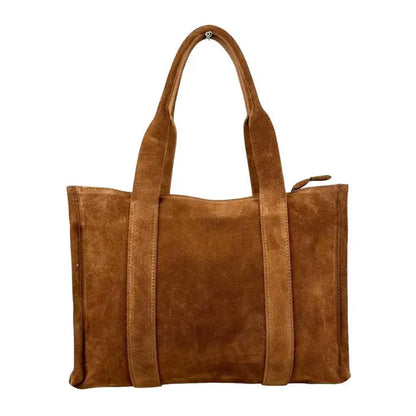 Suede Leather Handbag