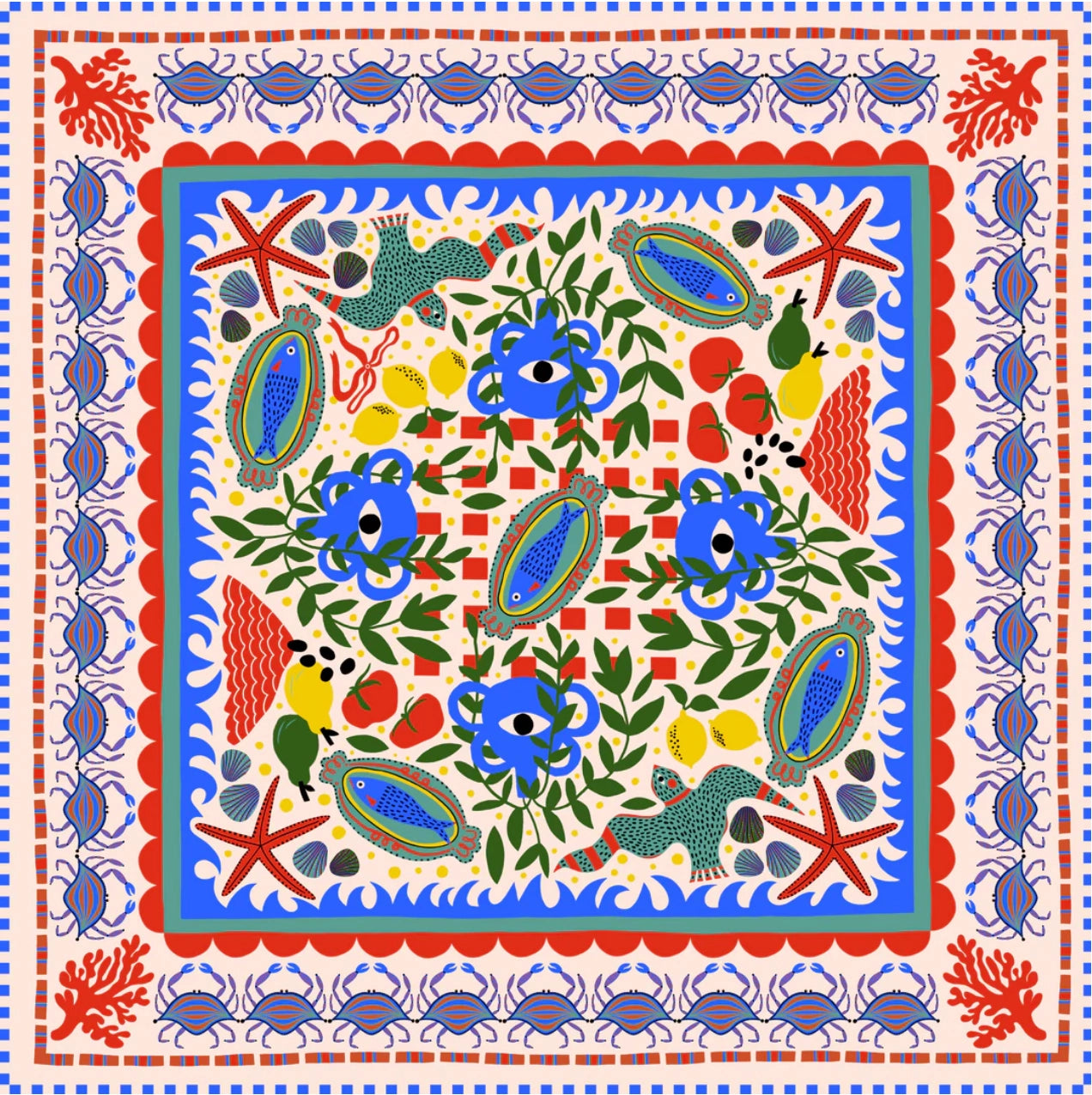 Mediterranean Muse Bandana