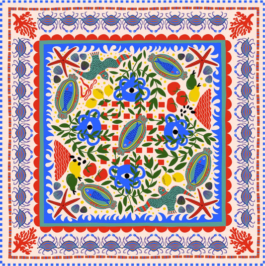 Mediterranean Muse Bandana