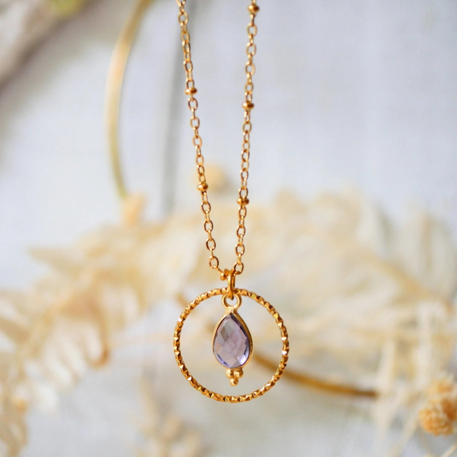 Clementine Amethyst Necklace
