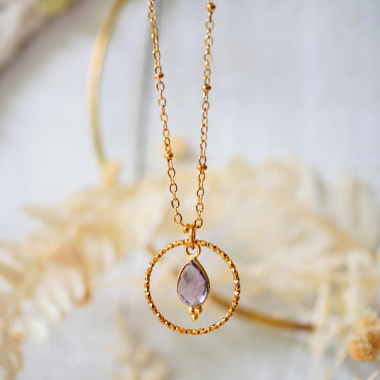Clementine Amethyst Necklace