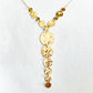 Hammered Circles Necklace