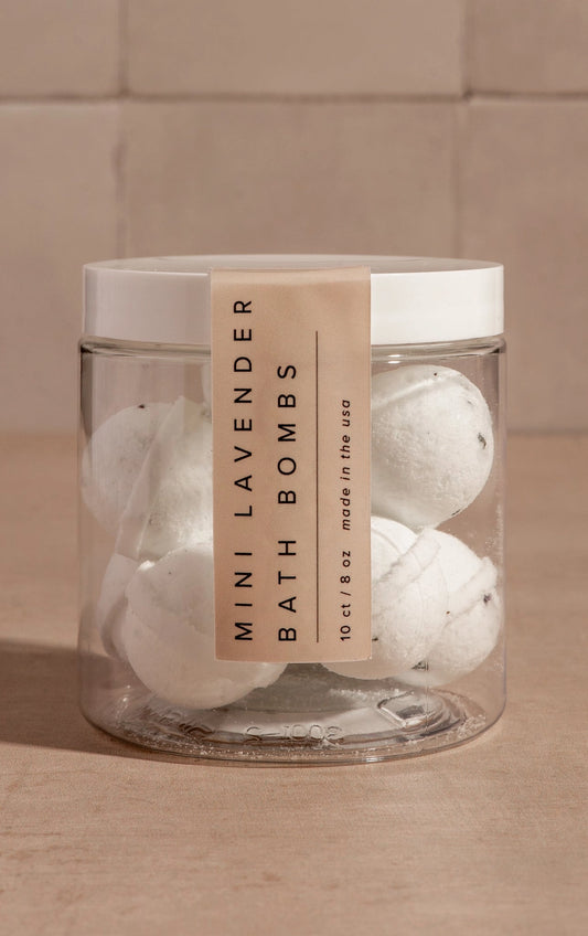 Mini Lavender Bath Bombs