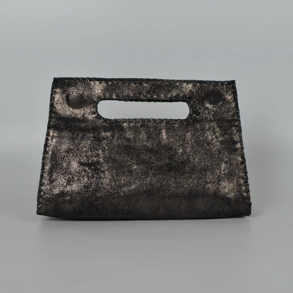 Suede Leather Mia Clutch