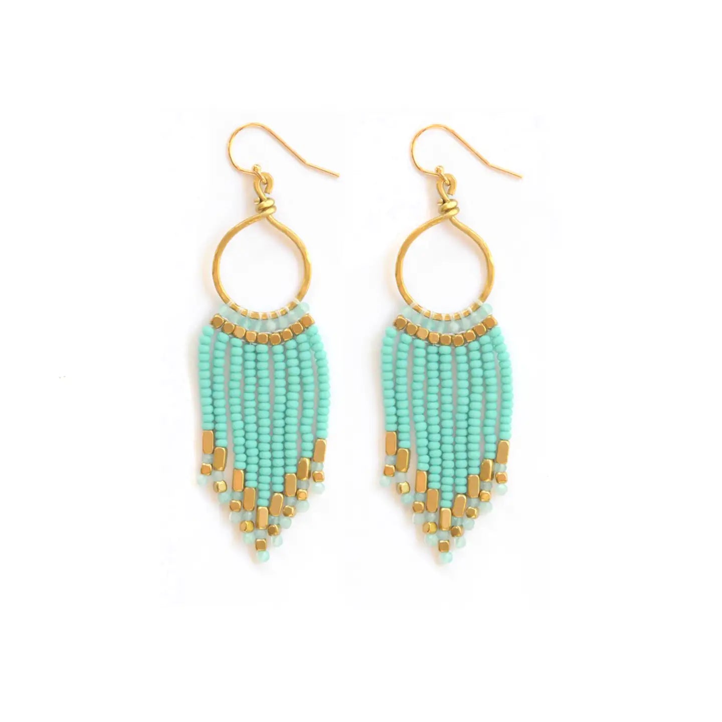Short Bohemian Statement Earrings