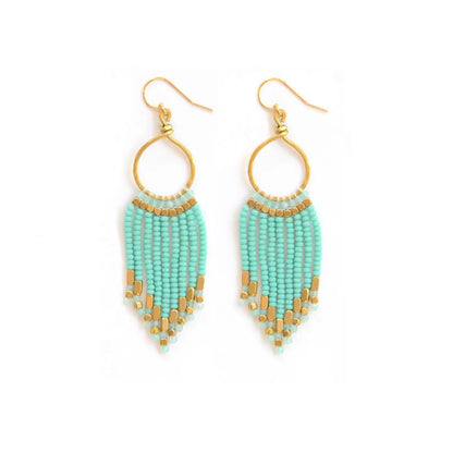 Short Bohemian Statement Earrings