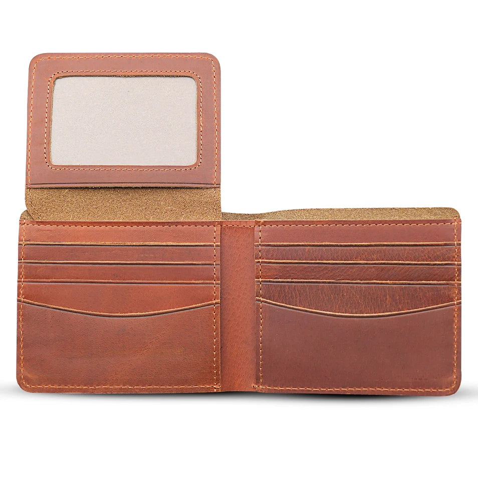 Leather Wallet with Flap