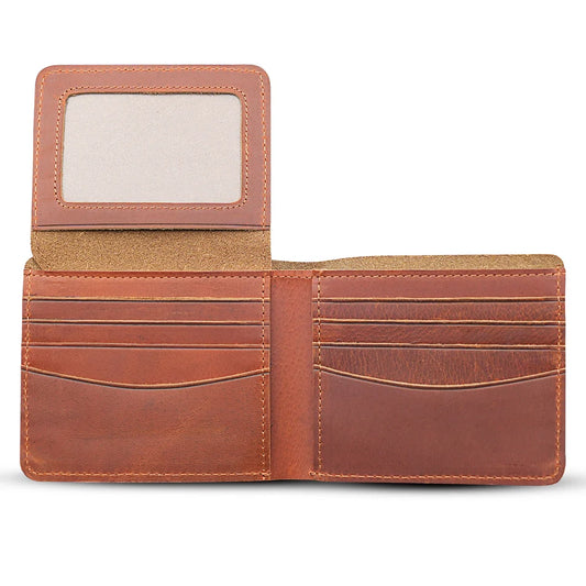 Leather Wallet with Flap