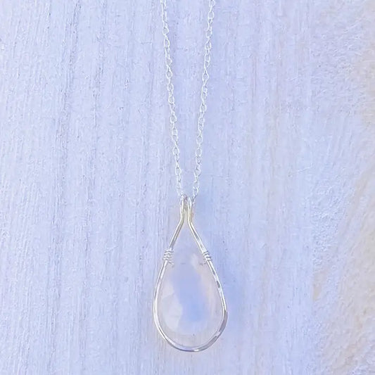 Moonstone Framed Necklace