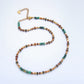 Multifaceted Turquoise Citrine Necklace