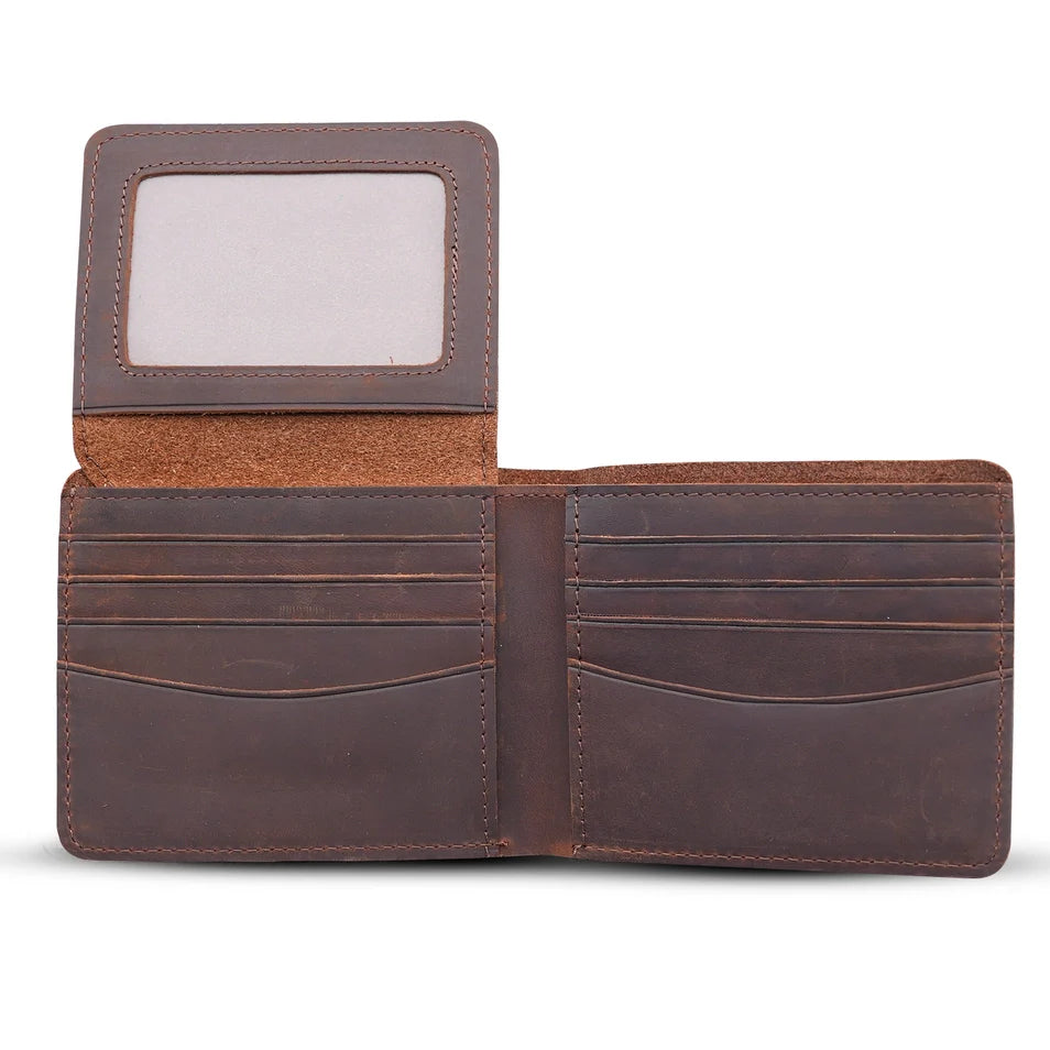Leather Wallet with Flap