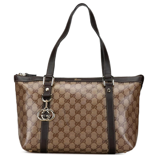 Gucci D Ring Leather Tote