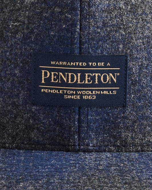Pendleton Plaid Flat Brim Hat