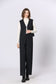 Navy Striped Pant