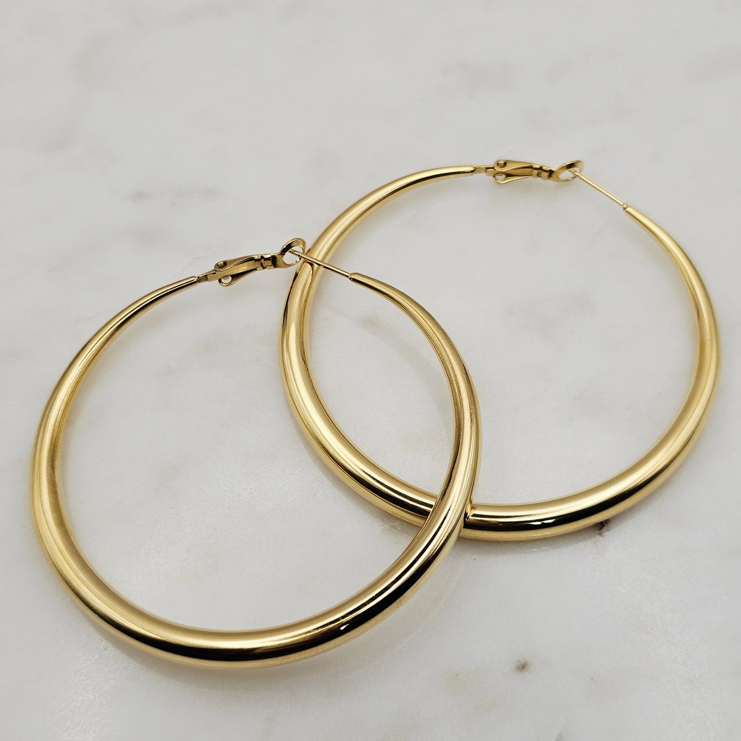 Large Round Dome Hoops