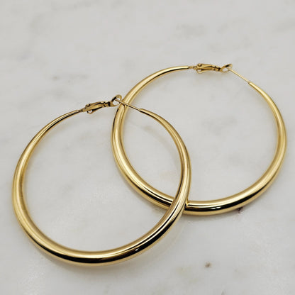 Large Round Dome Hoops