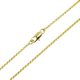 18k Gold Filled 1.5mm Rolo Chain