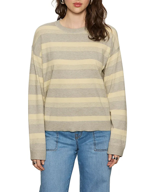 24/7 Striped Popover Sweater