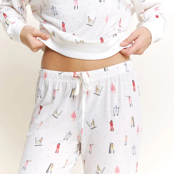 Ivory Ski Girls PJ Set