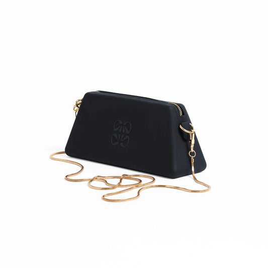 Disco Silicone Clutch - Noir