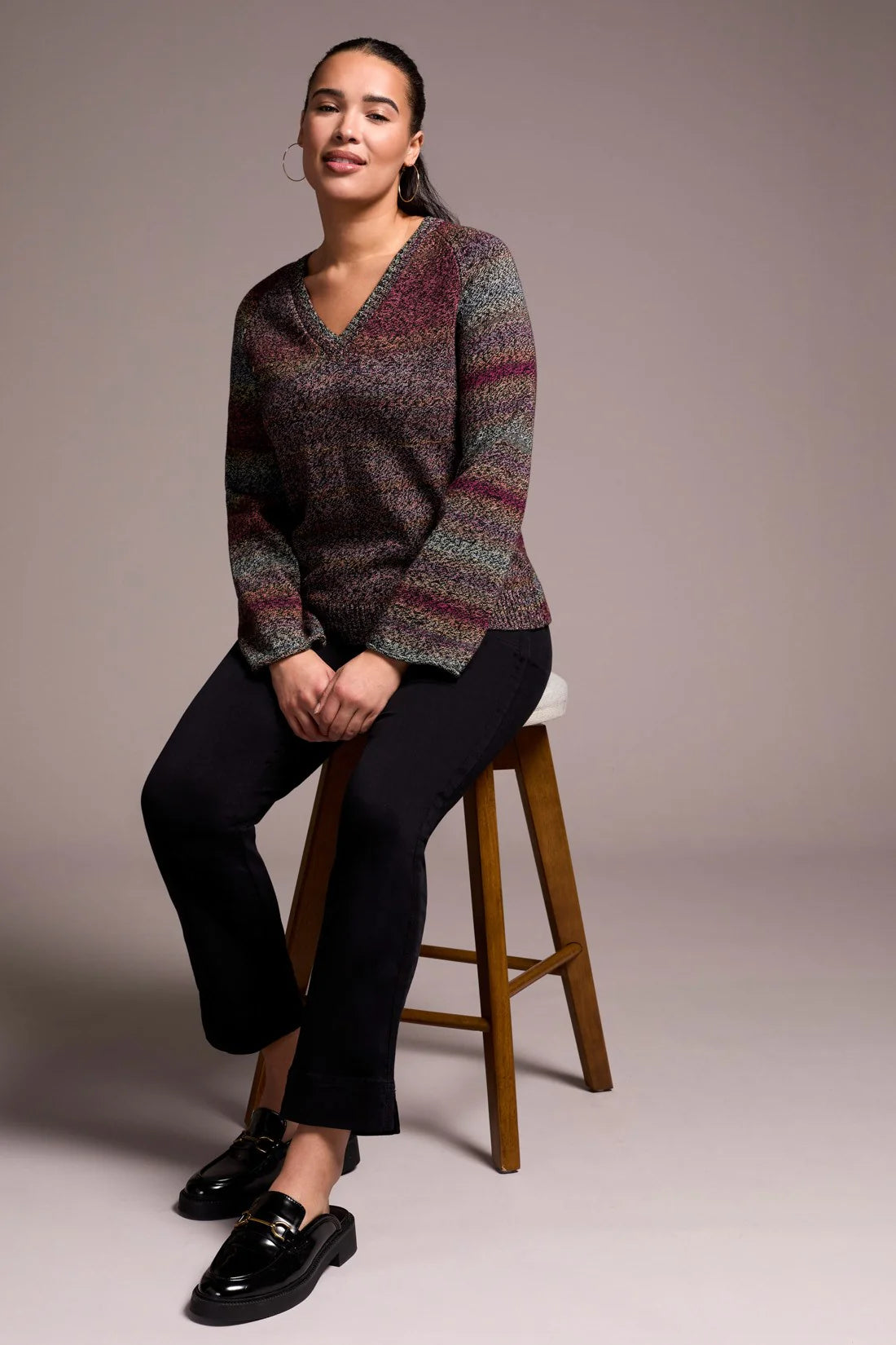 Cotton V-Neck Sweater
