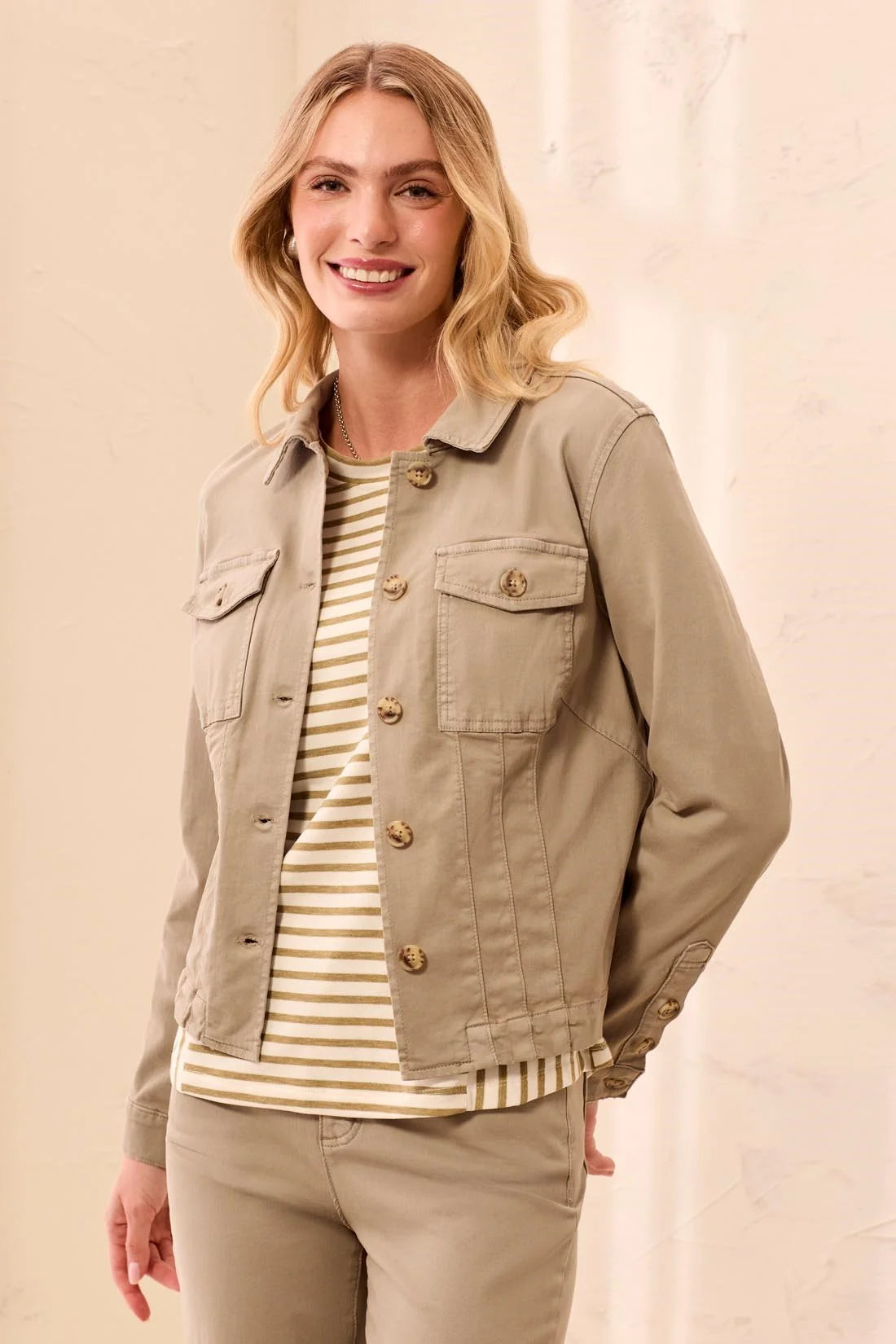 Stretch Denim Jacket