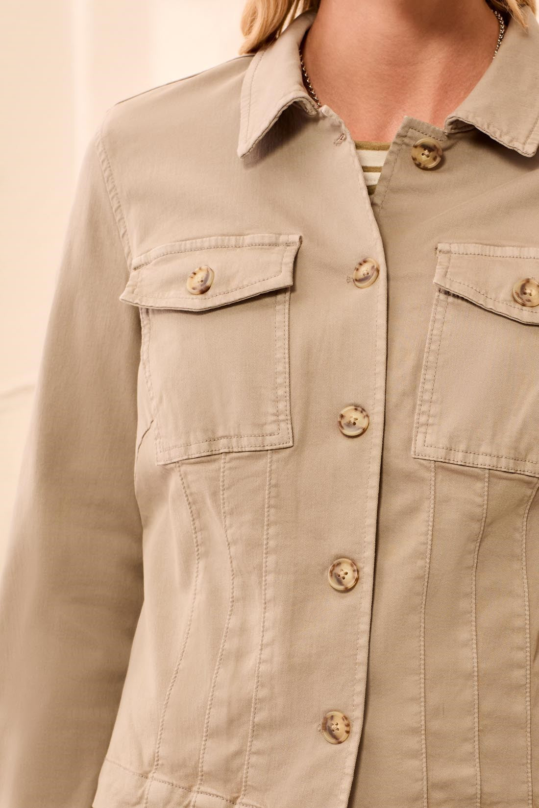 Stretch Denim Jacket