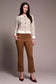 Striped Collared Cardigan