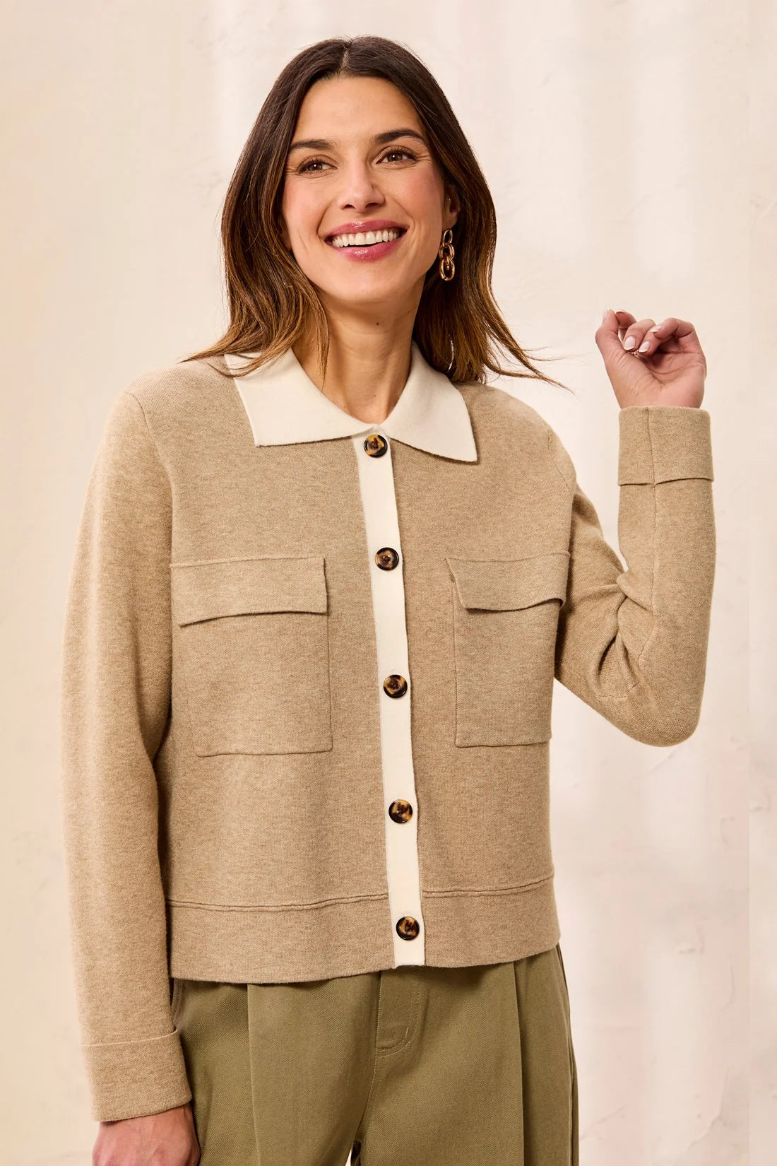 Collared Cardigan