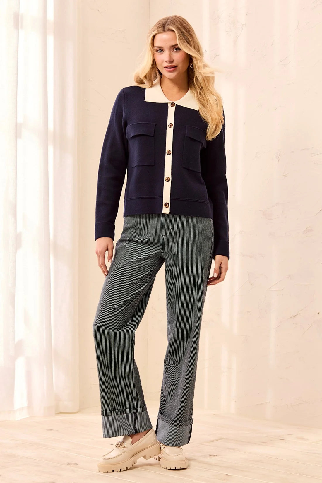 Collared Cardigan