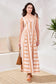 Striped Linen Maxi Dress