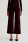 Saige Wide Leg Crop - Winery