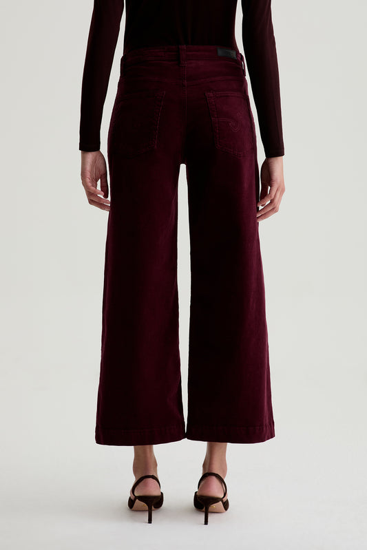 Saige Wide Leg Crop - Winery