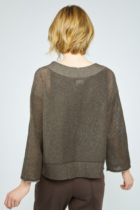 Reversible Mesh Stitch Topper