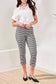 Gingham Pull-On Capri