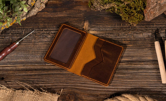 Leather Wallet With ID Window